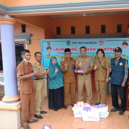 LAUNCHING TAHAN BANTING DAN POSKO DASHAT DESA BALOKANG TAHUN 2023